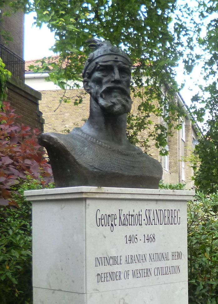 Bust of Skanderbeg Bayswater cropped