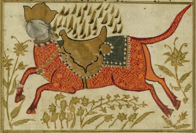 Buraq with Prophet Muhammad