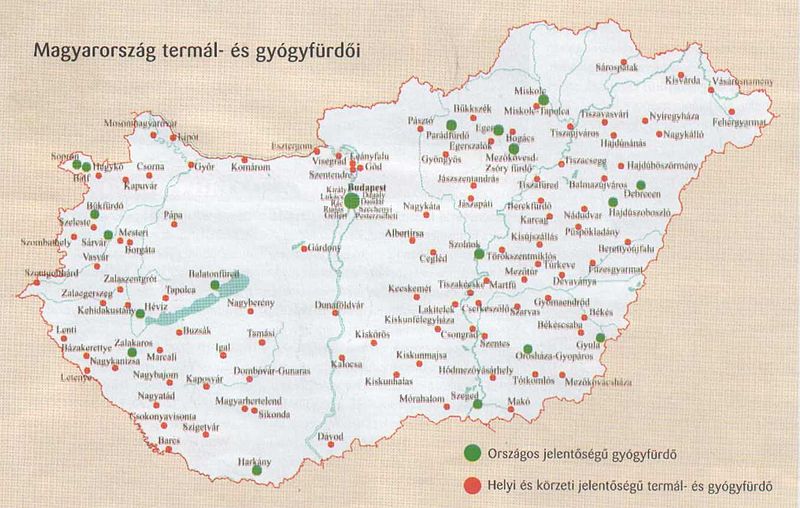 gyogyviz terkep
